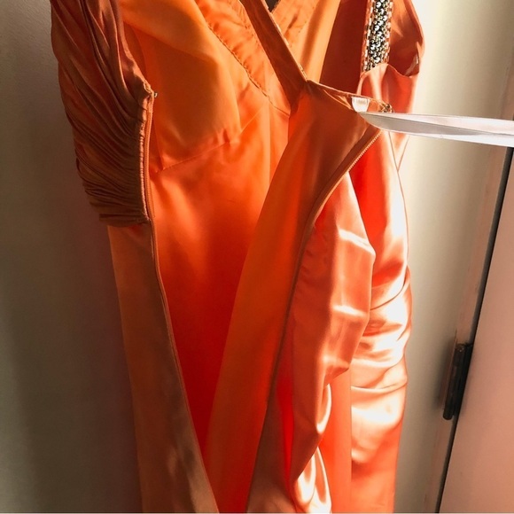 Y2K Prom Dress in orange - Picture 9 of 16